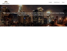 Tablet Screenshot of mjmcapital.com